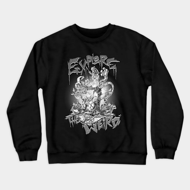 EXPLORE THE WEIRD Crewneck Sweatshirt by TeamWeird